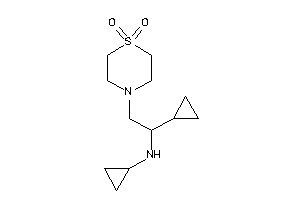 Cyclopropyl-[1-cyclopropyl-2-(1,1-diketo-1,4-thiazinan-4-yl)ethyl]amine