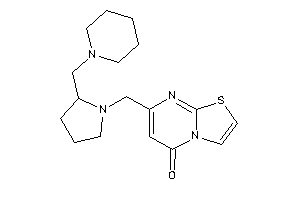 7-[[2-(piperidinomethyl)pyrrolidino]methyl]thiazolo[3,2-a]pyrimidin-5-one