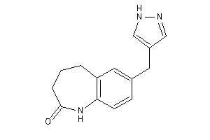 7-(1H-pyrazol-4-ylmethyl)-1,3,4,5-tetrahydro-1-benzazepin-2-one
