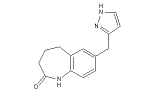 7-(1H-pyrazol-3-ylmethyl)-1,3,4,5-tetrahydro-1-benzazepin-2-one