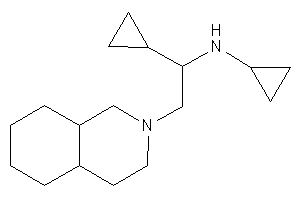 [2-(3,4,4a,5,6,7,8,8a-octahydro-1H-isoquinolin-2-yl)-1-cyclopropyl-ethyl]-cyclopropyl-amine