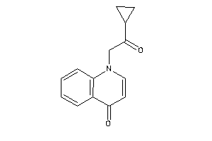 1-(2-cyclopropyl-2-keto-ethyl)-4-quinolone