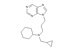 Cyclohexyl-(cyclopropylmethyl)-(3-purin-9-ylpropyl)amine