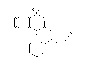 Cyclohexyl-(cyclopropylmethyl)-[(1,1-diketo-4H-benzo[e][1,2,4]thiadiazin-3-yl)methyl]amine