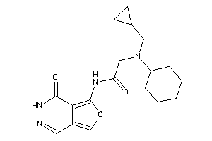 2-[cyclohexyl(cyclopropylmethyl)amino]-N-(4-keto-3H-furo[3,4-d]pyridazin-5-yl)acetamide