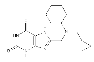 8-[[cyclohexyl(cyclopropylmethyl)amino]methyl]-7H-xanthine