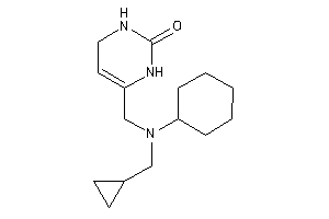 Image of 6-[[cyclohexyl(cyclopropylmethyl)amino]methyl]-3,4-dihydro-1H-pyrimidin-2-one