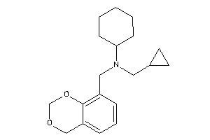 4H-1,3-benzodioxin-8-ylmethyl-cyclohexyl-(cyclopropylmethyl)amine