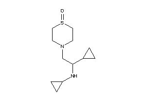 Image of Cyclopropyl-[1-cyclopropyl-2-(1-keto-1,4-thiazinan-4-yl)ethyl]amine