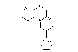 4-[2-keto-2-(2-thienyl)ethyl]-1,4-benzoxazin-3-one