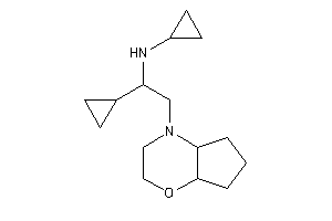 [2-(3,4a,5,6,7,7a-hexahydro-2H-cyclopenta[b][1,4]oxazin-4-yl)-1-cyclopropyl-ethyl]-cyclopropyl-amine