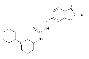 1-(1-cyclohexyl-3-piperidyl)-3-[(2-ketoindolin-5-yl)methyl]urea