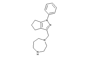 3-(1,4-diazepan-1-ylmethyl)-1-phenyl-5,6-dihydro-4H-cyclopenta[c]pyrazole