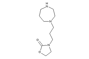 3-[3-(1,4-diazepan-1-yl)propyl]oxazolidin-2-one