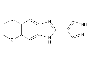 2-(1H-pyrazol-4-yl)-6,7-dihydro-3H-[1,4]dioxino[2,3-f]benzimidazole