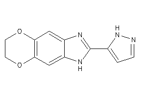 2-(1H-pyrazol-5-yl)-6,7-dihydro-3H-[1,4]dioxino[2,3-f]benzimidazole