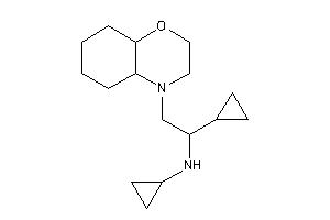 [2-(2,3,4a,5,6,7,8,8a-octahydrobenzo[b][1,4]oxazin-4-yl)-1-cyclopropyl-ethyl]-cyclopropyl-amine