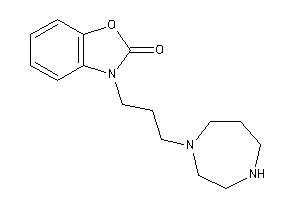 3-[3-(1,4-diazepan-1-yl)propyl]-1,3-benzoxazol-2-one