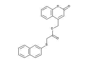 Image of 2-(2-naphthylthio)acetic Acid (2-ketochromen-4-yl)methyl Ester