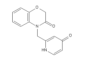 4-[(4-keto-1H-pyridin-2-yl)methyl]-1,4-benzoxazin-3-one