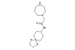 2-(1,4-diazepan-1-yl)-N-(1,4-dioxaspiro[4.5]decan-8-yl)acetamide