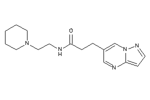 N-(2-piperidinoethyl)-3-pyrazolo[1,5-a]pyrimidin-6-yl-propionamide