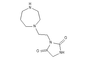 3-[2-(1,4-diazepan-1-yl)ethyl]hydantoin