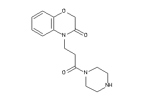 4-(3-keto-3-piperazino-propyl)-1,4-benzoxazin-3-one