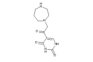 5-[2-(1,4-diazepan-1-yl)acetyl]uracil