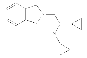 Cyclopropyl-(1-cyclopropyl-2-isoindolin-2-yl-ethyl)amine