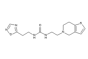 1-[2-(6,7-dihydro-4H-thieno[3,2-c]pyridin-5-yl)ethyl]-3-[2-(1,2,4-oxadiazol-5-yl)ethyl]urea