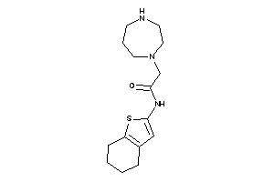 2-(1,4-diazepan-1-yl)-N-(4,5,6,7-tetrahydrobenzothiophen-2-yl)acetamide