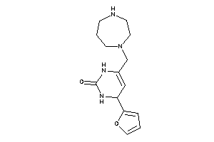 Image of 6-(1,4-diazepan-1-ylmethyl)-4-(2-furyl)-3,4-dihydro-1H-pyrimidin-2-one