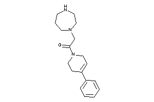 2-(1,4-diazepan-1-yl)-1-(4-phenyl-3,6-dihydro-2H-pyridin-1-yl)ethanone