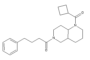 1-[1-(cyclobutanecarbonyl)-2,3,4,4a,5,7,8,8a-octahydro-1,6-naphthyridin-6-yl]-4-phenyl-butan-1-one