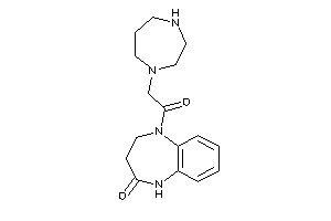 1-[2-(1,4-diazepan-1-yl)acetyl]-3,5-dihydro-2H-1,5-benzodiazepin-4-one