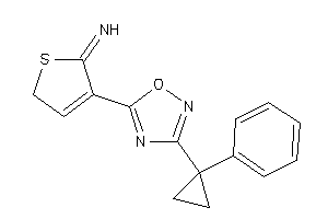 [4-[3-(1-phenylcyclopropyl)-1,2,4-oxadiazol-5-yl]-2H-thiophen-5-ylidene]amine
