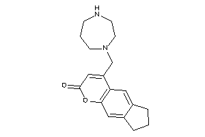 4-(1,4-diazepan-1-ylmethyl)-7,8-dihydro-6H-cyclopenta[g]chromen-2-one