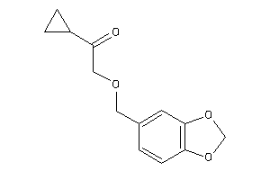 1-cyclopropyl-2-piperonyloxy-ethanone