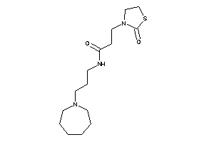 N-[3-(azepan-1-yl)propyl]-3-(2-ketothiazolidin-3-yl)propionamide