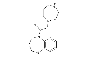 2-(1,4-diazepan-1-yl)-1-(3,4-dihydro-2H-1,5-benzothiazepin-5-yl)ethanone