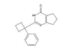 Image of 2-(1-phenylcyclobutyl)-3,5,6,7-tetrahydrocyclopenta[d]pyrimidin-4-one