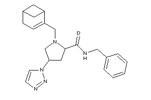 N-benzyl-1-(4-bicyclo[3.1.1]hept-3-enylmethyl)-4-(triazol-1-yl)pyrrolidine-2-carboxamide