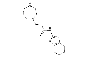 3-(1,4-diazepan-1-yl)-N-(4,5,6,7-tetrahydrobenzothiophen-2-yl)propionamide