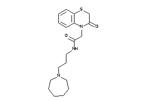 N-[3-(azepan-1-yl)propyl]-2-(3-keto-1,4-benzothiazin-4-yl)acetamide