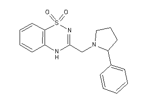 3-[(2-phenylpyrrolidino)methyl]-4H-benzo[e][1,2,4]thiadiazine 1,1-dioxide