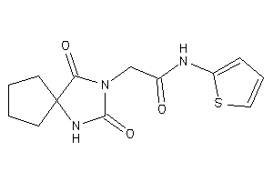 2-(2,4-diketo-1,3-diazaspiro[4.4]nonan-3-yl)-N-(2-thienyl)acetamide
