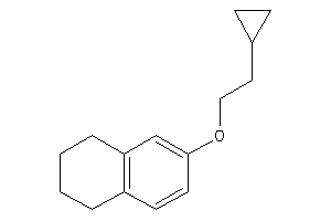 Image of 6-(2-cyclopropylethoxy)tetralin