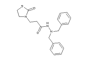 N',N'-dibenzyl-3-(2-ketothiazolidin-3-yl)propionohydrazide