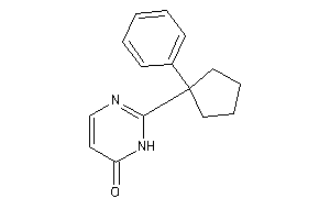 2-(1-phenylcyclopentyl)-1H-pyrimidin-6-one